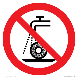 Prohibition: Do not use for wet grinding